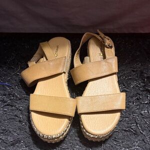 Seven Dials Tan Espadrille Sandals